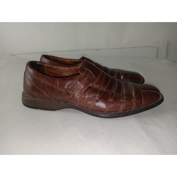 Josef Seibel Brown Woven Leather Fisherman Sandals Mens sz 9.5-10  / 43 EU Shoes main image 7